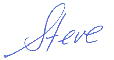 Steve's Signature